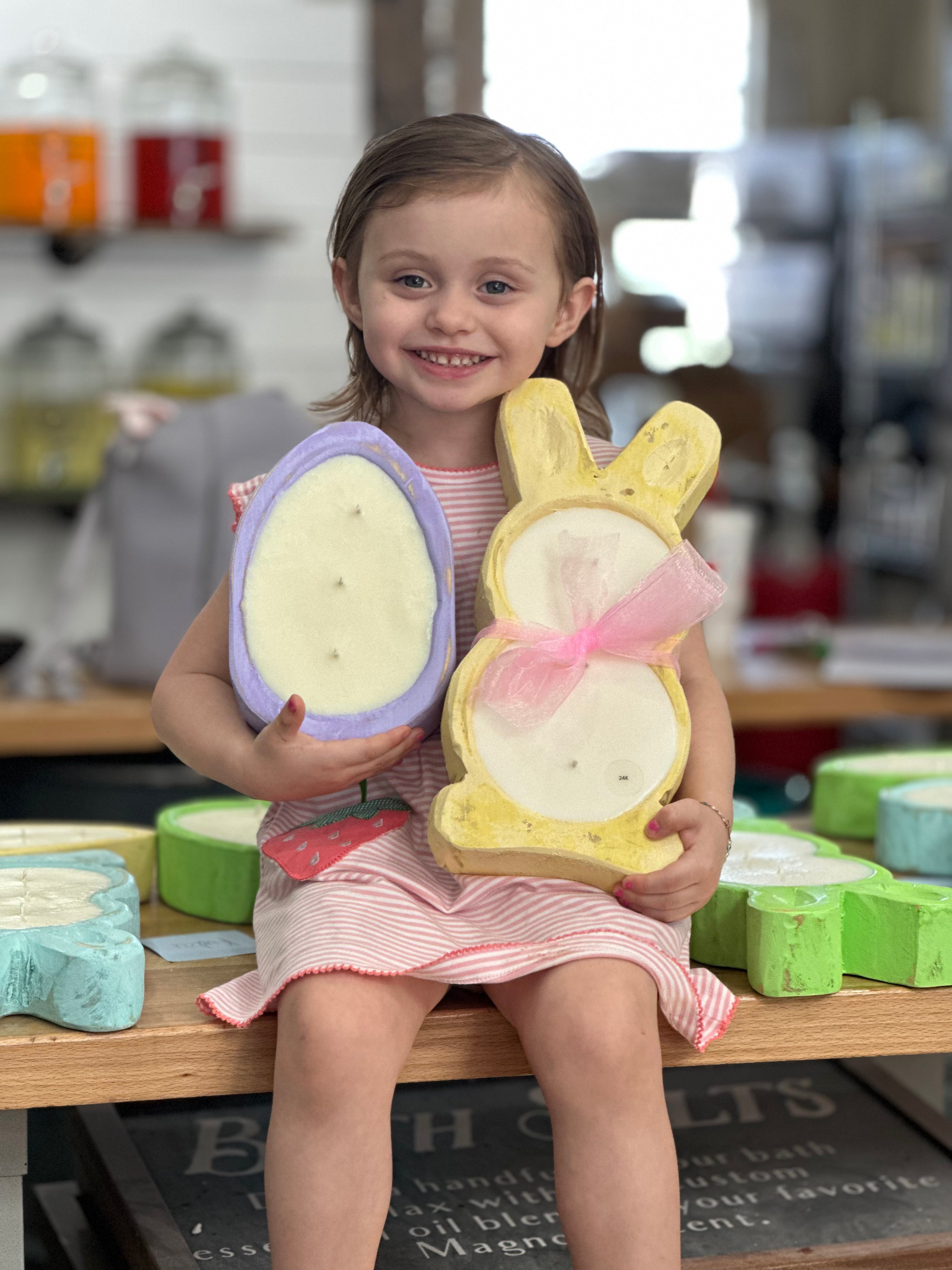 Easter Dough Bowl Candle